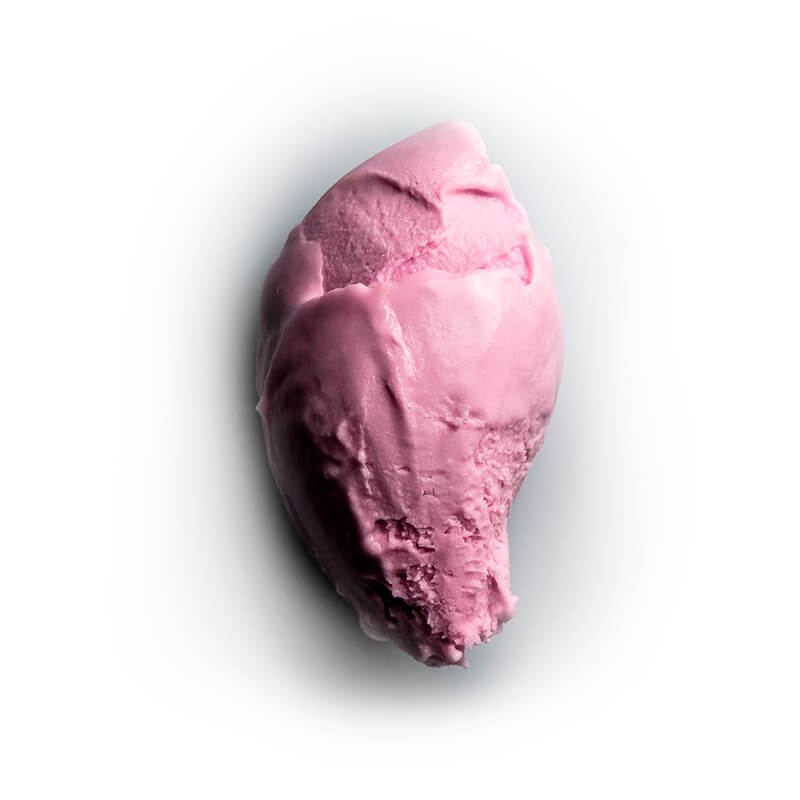 helado de violetas